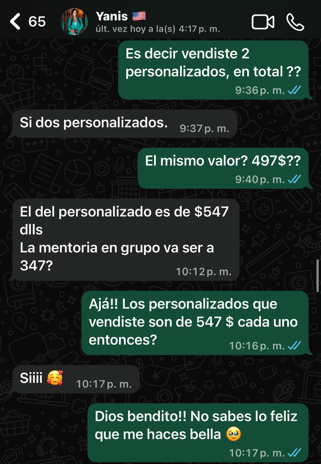 Testimonio de alumna 3